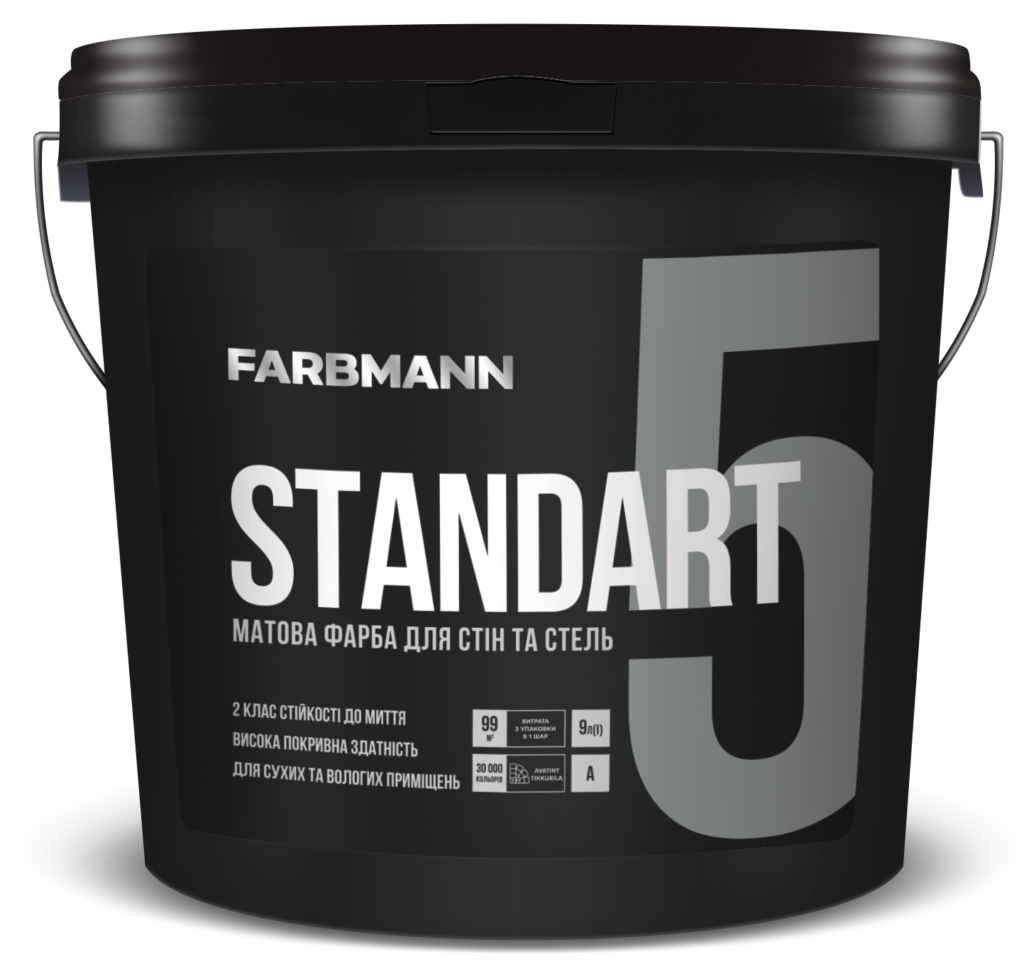 Фарба інтер'єрна FARBMANN STANDART 5